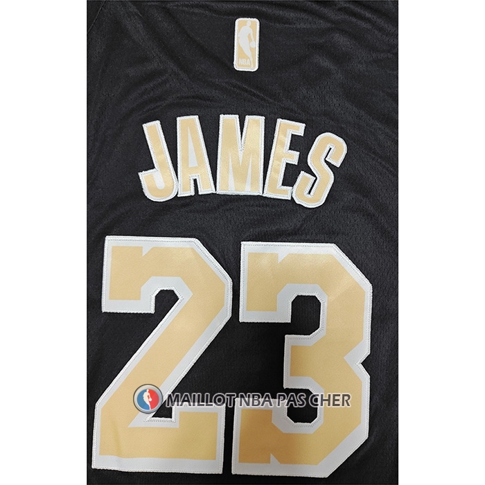 Maillot Los Angeles Lakers LeBron James Select Series Or Noir